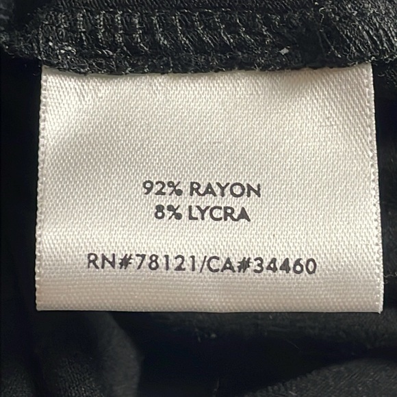 Eileen Fisher round neck Black A-Line 3/4 sleeve Jersey Dress- M - Picture 9 of 11